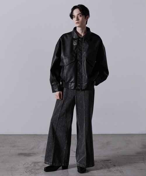 セール】【CLEL】Vintage Design Blouson/ヴィンテージデザイン