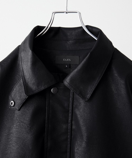 CLEL 黒 レザージャケット Lサイズ 昨年購入したものです 本日限り】CLEL 黒 レザー ダブルライダースジャケット