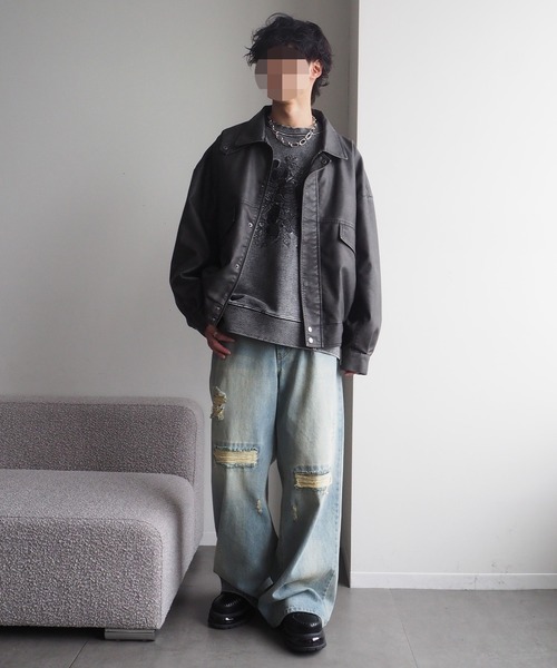 CLEL（クレイル）の「【CLEL】Vintage Design Blouson/ヴィンテージ