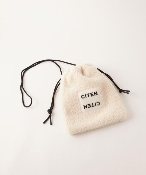 CITEN（シテン）の「＜CITEN＞ボア キンチャク ショルダーバッグ（ショルダーバッグ・レディース・グレー/ロイヤルブルー/オフホワイト/シャーベット・FREE）」の2枚目の写真