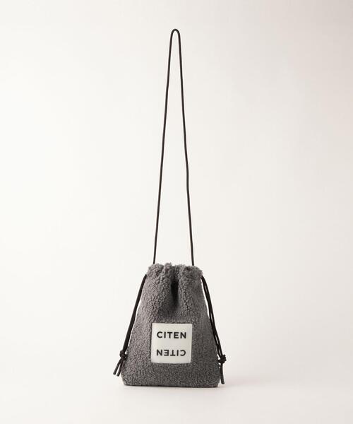 CITEN（シテン）の「＜CITEN＞ボア キンチャク ショルダーバッグ（ショルダーバッグ・レディース・グレー/ロイヤルブルー/オフホワイト/シャーベット・FREE）」の15枚目の写真