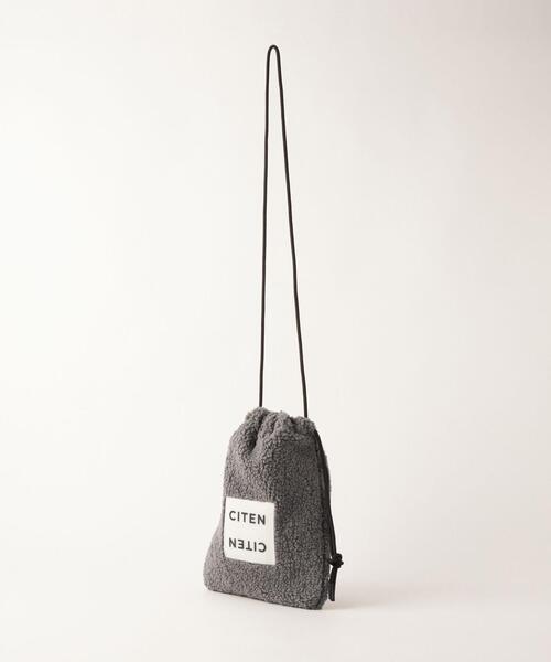 CITEN（シテン）の「＜CITEN＞ボア キンチャク ショルダーバッグ（ショルダーバッグ・レディース・グレー/ロイヤルブルー/オフホワイト/シャーベット・FREE）」の16枚目の写真