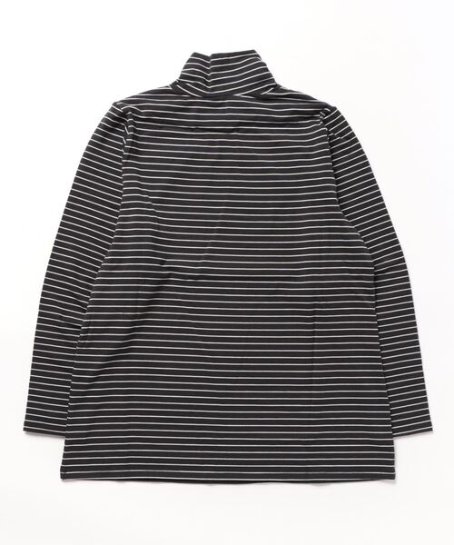 MB mint breeze(エムビーミントブリーズ)の「【L~5L 大きいサイズ】【プレスウォーム】 タートルネックT(Tシャツ/カットソー・レディース・ブラック×ホワイト/グレー/ネイビー/ブルー/グリーン/ブラック・3L/4L/5L/LL/L)」の20枚目の写真