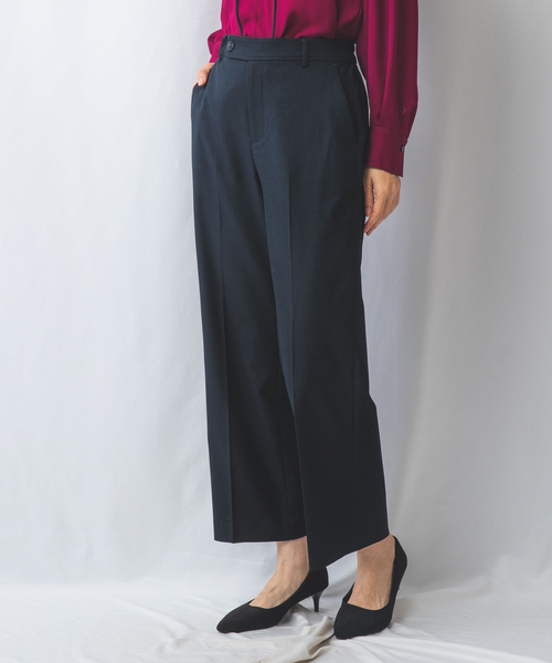 NARACAMICIE(ナラカミーチェ)の「【NARACAMICIE】ウーリッシュフラノパンツ(その他パンツ・レディース・ブルー・XL/L/M)」の2枚目の写真