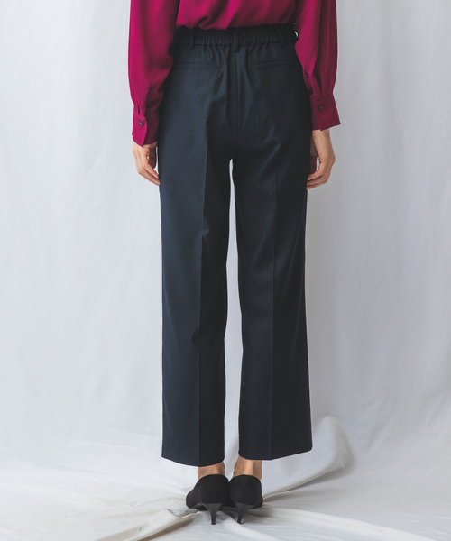 NARACAMICIE(ナラカミーチェ)の「【NARACAMICIE】ウーリッシュフラノパンツ(その他パンツ・レディース・ブルー・XL/L/M)」の4枚目の写真