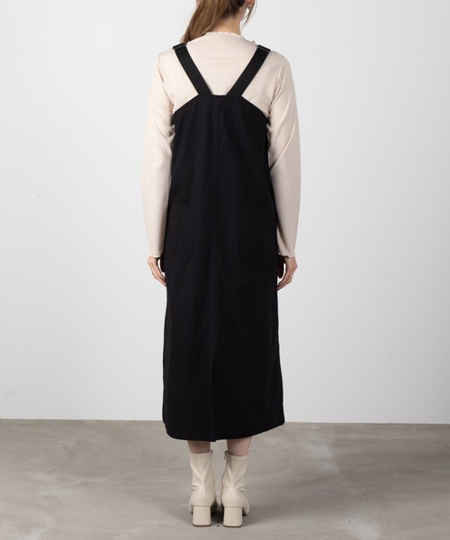 NAVY（ネイビー）の「ミリタリージャンパースカート（ジャンパースカート・レディース・ベージュ/カーキ/ブラック・M/L）」の8枚目の写真