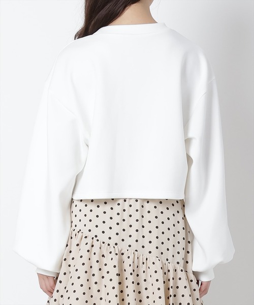 WILLSELECTION(ウィルセレクション)の「パール刺繍カットプルオーバー(Tシャツ/カットソー・レディース・オフホワイト/サックスブルー/ブラック/ピンク・MEDIUM)」の13枚目の写真