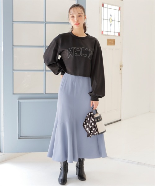 WILLSELECTION(ウィルセレクション)の「パール刺繍カットプルオーバー(Tシャツ/カットソー・レディース・オフホワイト/サックスブルー/ブラック/ピンク・MEDIUM)」の20枚目の写真