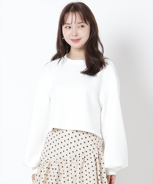 WILLSELECTION(ウィルセレクション)の「パール刺繍カットプルオーバー(Tシャツ/カットソー・レディース・オフホワイト/サックスブルー/ブラック/ピンク・MEDIUM)」の10枚目の写真