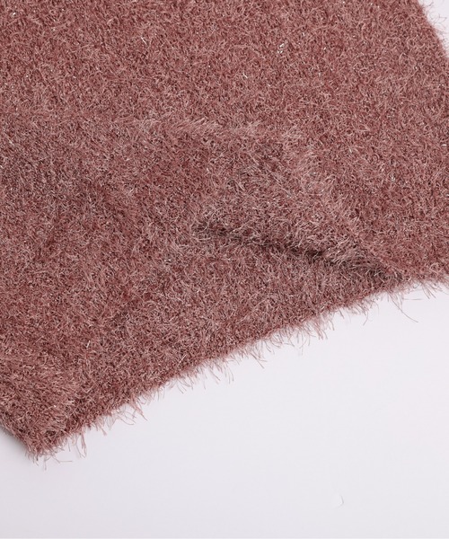 AMELY（エミリー）の「ラメ入りシャギーニットベスト（ベスト・レディース・ベージュ/グレー/ブラック/ピンク系その他・フリー/L）」の13枚目の写真