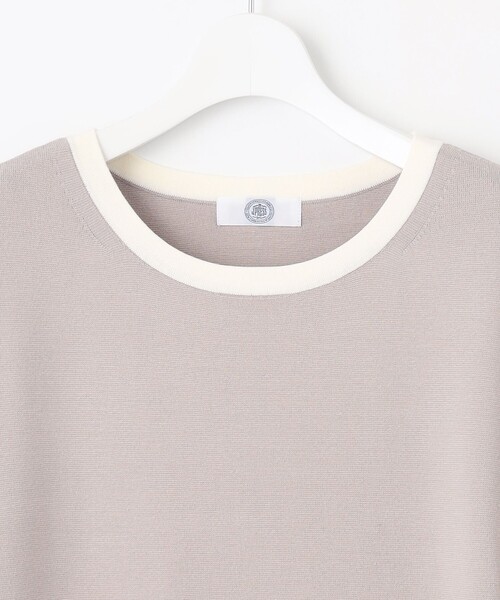J.PRESS(ジェイプレス)の「【WEB限定カラーあり・洗える】TRIM RAYON STRETCH ニット ワンピース(ワンピース・レディース・ベージュ系/ネイビー系/ブラック系・9/11)」の14枚目の写真