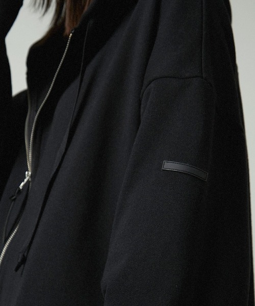 Alfred Alex(アルフレッドアレックス)の「【Alfred Alex】ラバーロゴ ビッグフルジップパーカー(パーカー)」 WEAR