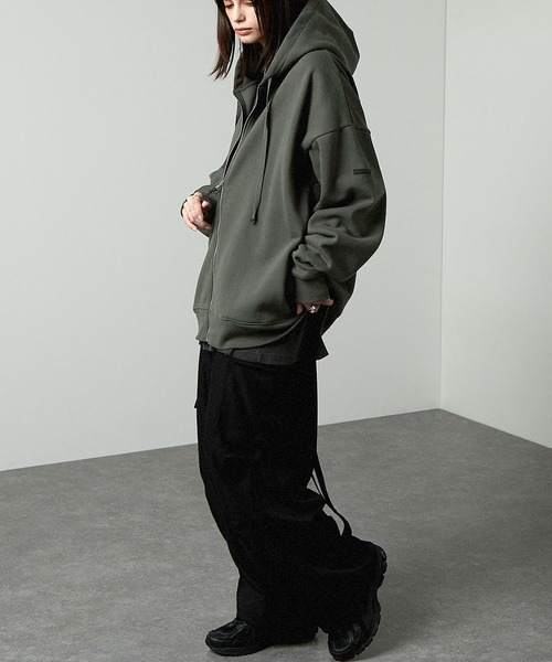 【Alfred Alex】レザージャケット/オーバーサイズ M ユニセックス 革ジャン ライダース 「Alfred Alex」double rider jacket