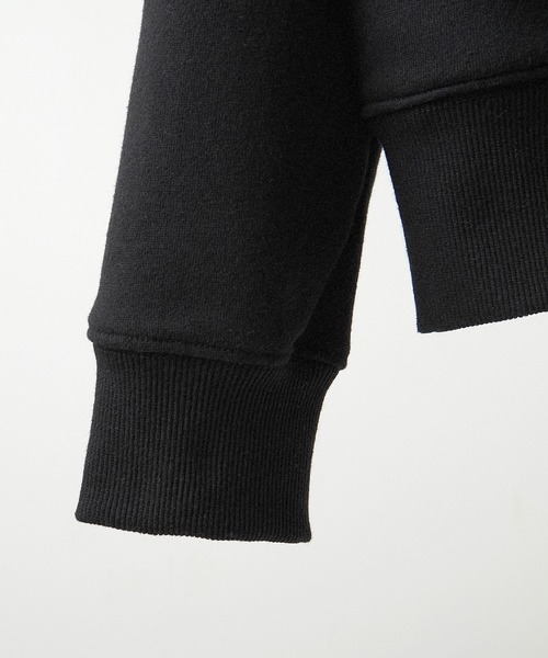 Alfred Alex（アルフレッドアレックス）の「【Alfred Alex】Rubber Logo Zip Hoodie/ラバーロゴ フルジップパーカー（パーカー・メンズ・ブラック/チャコール/ナチュラル/グレー/ライトグレー/パープル系/ブラウン系/ボルドー/グレイッシュブルー/スミクロ/キャメル・M/L/S/XL）」の16枚目の写真