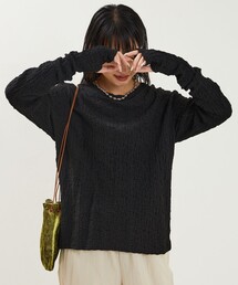 限定展開 カットシャーリング ポコポコ ロングスリーブTシャツ