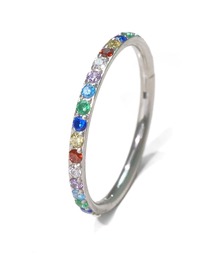 blackdia ocean カラージルコニアフープボディピアス