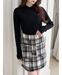 RESEXXY | シャギーミニスカート【セットアップ着用可能】(スカート)