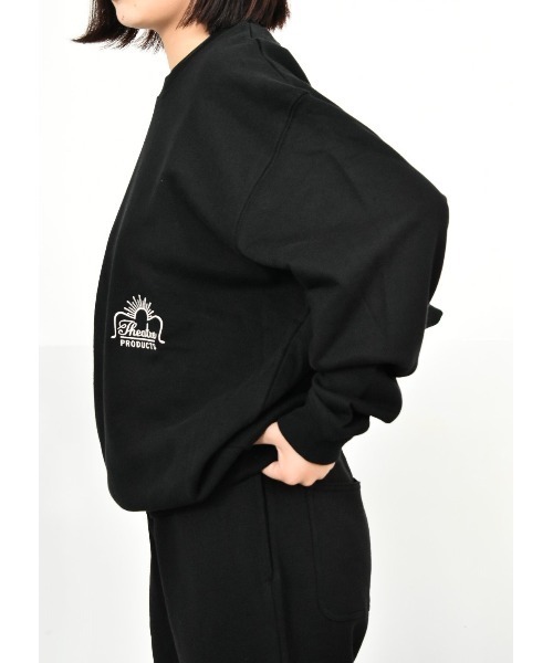 THEATRE PRODUCTS(シアタープロダクツ)の「フレンチテリ―プルオーバー(スウェット・レディース・ブラック/ホワイト・FREE)」の4枚目の写真