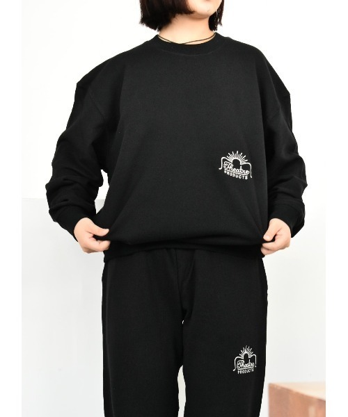 THEATRE PRODUCTS(シアタープロダクツ)の「フレンチテリ―プルオーバー(スウェット・レディース・ブラック/ホワイト・FREE)」の6枚目の写真