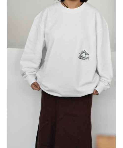 THEATRE PRODUCTS(シアタープロダクツ)の「フレンチテリ―プルオーバー(スウェット・レディース・ブラック/ホワイト・FREE)」の17枚目の写真