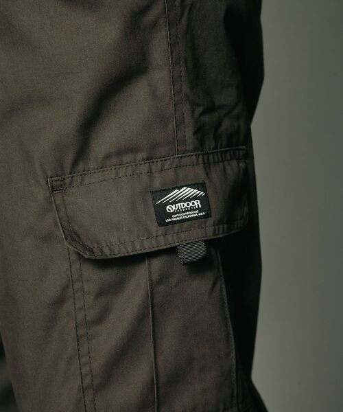 OUTDOOR PRODUCTS（アウトドアプロダクツ）の「【OUTDOOR PRODUCTS/アウトドアプロダクツ】　TCポプリンピーチ起毛 ウラボアカーゴパンツ（カーゴパンツ・メンズ・カーキ/ベージュ/チャコールグレー・SMALL/LARGE/MEDIUM/X-LARGE）」の16枚目の写真