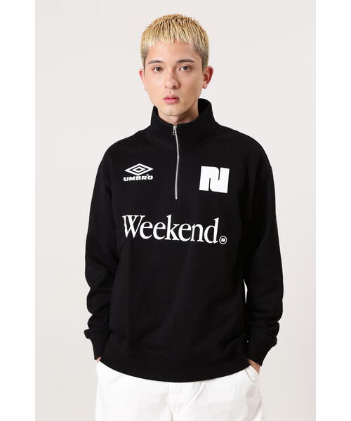 NBB WEEKEND UMBRO ハーフジップ スウェット NBB WEEKEND（エヌ