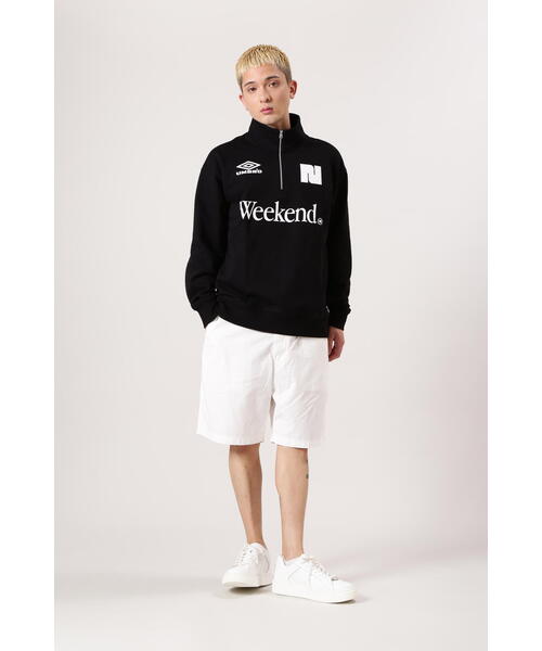 NBB WEEKEND ハーフジップスウェット トレーナー UMBROコラボ 2