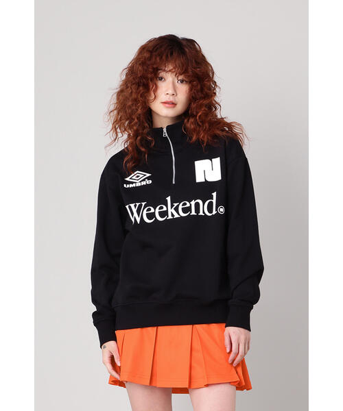 NBB WEEKEND ハーフジップスウェット トレーナー UMBROコラボ 2 【公式