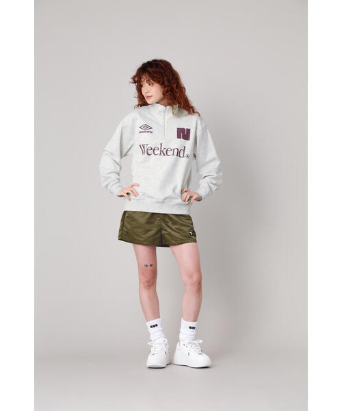 NBB WEEKEND ハーフジップスウェット トレーナー UMBROコラボ 2 【公式