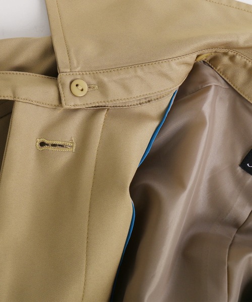 Filomo（フィローモ）の「[Filomo]ロングコート 弱はっ水（トレンチコート・レディース・キャメル/ネイビー/ブラック/ベージュ・103/110）」の15枚目の写真