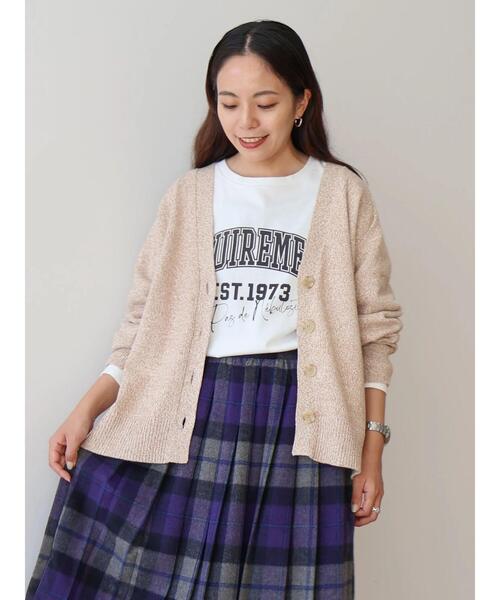 セール】MIXVネックニットカーディガン（カーディガン/ボレロ