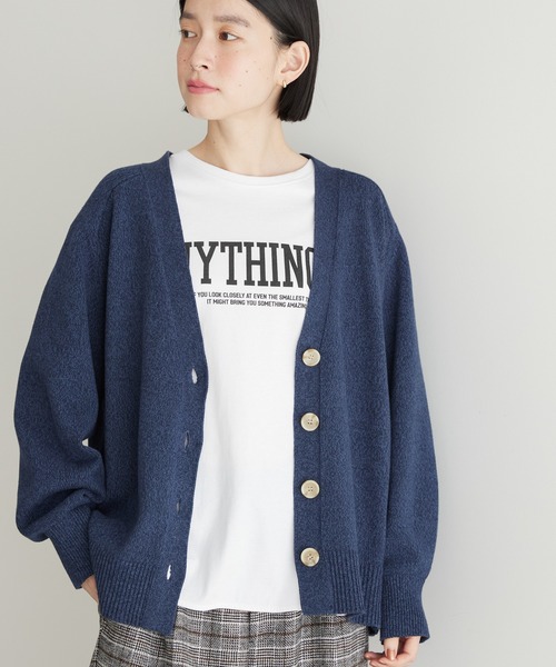 セール】MIXVネックニットカーディガン（カーディガン/ボレロ