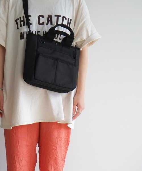 COMMON WARE（コモンウェアー）の「EM : NoiR ノアール Approach mini tote　アプローチミニトート　ゴルフカートバッグ　お散歩バッグ（トートバッグ・メンズ・ブラック/ブラック系その他・FREE）」の6枚目の写真