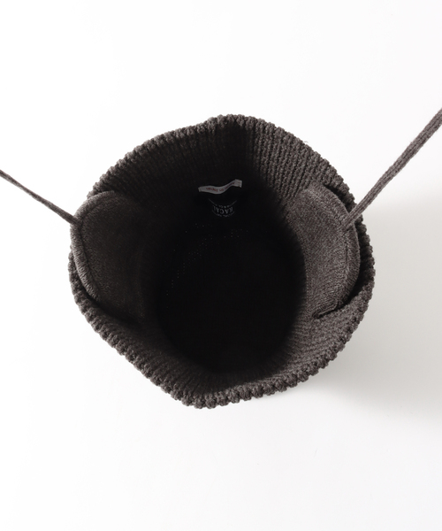 JOINT WORKS(ジョイントワークス)の「【RACAL / ラカル】Ear Knit Bucket Hat(ニットキャップ/ビーニー・メンズ・チャコールグレー/ブラック/オレンジ・FREE)」の13枚目の写真