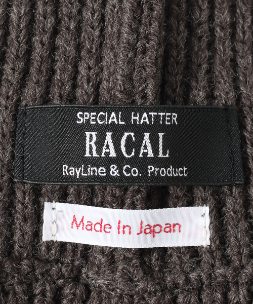 JOINT WORKS(ジョイントワークス)の「【RACAL / ラカル】Ear Knit Bucket Hat(ニットキャップ/ビーニー・メンズ・チャコールグレー/ブラック/オレンジ・FREE)」の16枚目の写真