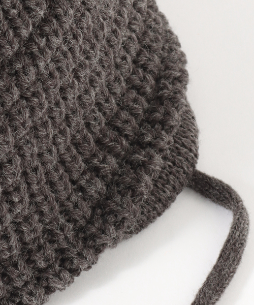 JOINT WORKS(ジョイントワークス)の「【RACAL / ラカル】Ear Knit Bucket Hat(ニットキャップ/ビーニー・メンズ・チャコールグレー/ブラック/オレンジ・FREE)」の19枚目の写真