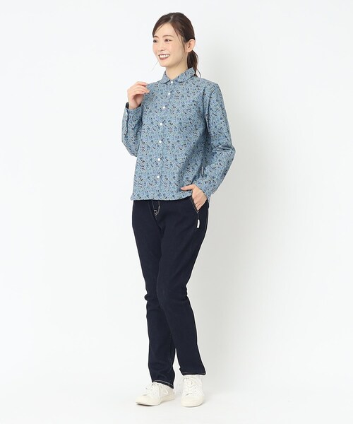 LAURA ASHLEY（ローラアシュレイ）の「ストレッチ デニムパンツ（デニムパンツ・レディース・ブルー系その他・36/38）」の12枚目の写真