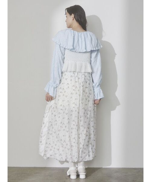 merry jenny（メリージェニー）の「petit flowerバルーンスカート（スカート・レディース・オフホワイト/ピンク・FREE）」の15枚目の写真