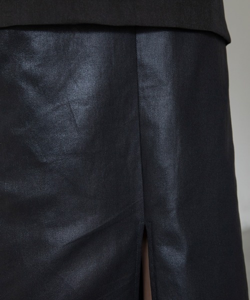 VACANCY（ヴァカンシー）の「メタリックレイヤードスカート（スカート・レディース・ゴールド/ブラック・SMALL/MEDIUM/LARGE）」の21枚目の写真