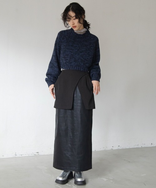 VACANCY（ヴァカンシー）の「メタリックレイヤードスカート（スカート・レディース・ゴールド/ブラック・SMALL/MEDIUM/LARGE）」の14枚目の写真