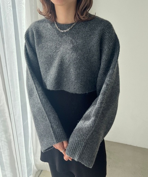 LOWRYS FARM（ローリーズファーム）の「ボレロ＊レイヤードキャミ３Ｐ　971119（つなぎ/オールインワン・レディース・ブラック/ブラウン/イエロー・FREE）」の13枚目の写真