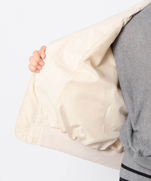 Grand PARK(グランドパーク)の「ノーカラーボリュームスリーブブルゾン(ブルゾン・レディース・ネイビー/ナチュラル/ライトグリーン・FREE)」の9枚目の写真