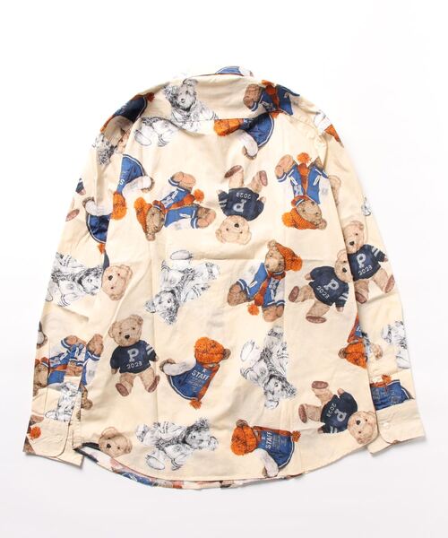 KARL HELMUT（カールヘルム）の「ネイビーテディプリントシャツ