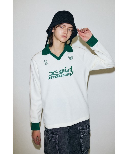 MOUSSY（マウジー）の「XG TEAM ユニフォーム（Tシャツ/カットソー