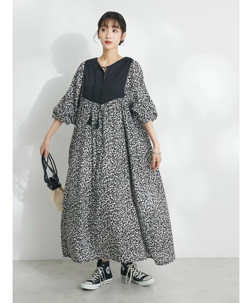 花柄スタンダードワンピース✦ダンスパーティーにも最適✦練習着にも◎ 花柄スタンダードワンピース?ダンスパーティーにも最適?練習着にも