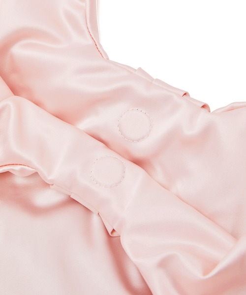 SALON adam et rope'（サロン アダム エ ロペ）の「サテンラウンドトートバッグ（トートバッグ・レディース・ピンク系その他2/ライトグレー/ブルー・FREE）」の17枚目の写真