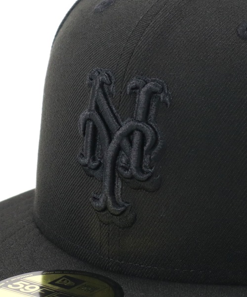 ONSPOTZ ORIGINAL 59FIFTY キャップ 黒 ヘリンボーン織り ニューエラキャップMLB 59FIFTY 2トーン ONSPOTZ別注（キャップ
