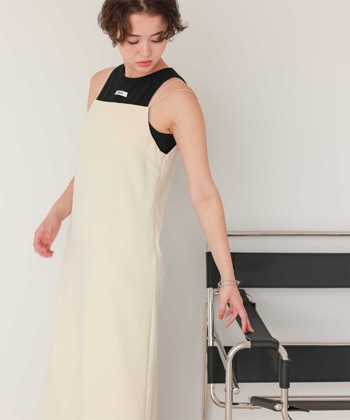 titivate（ティティベイト）の「Iラインキャミソールワンピース（ワンピース・レディース・ライトブルー/ベージュ系その他/アイボリー/ブラック・L/M/S/PS(XS－S)）」の13枚目の写真