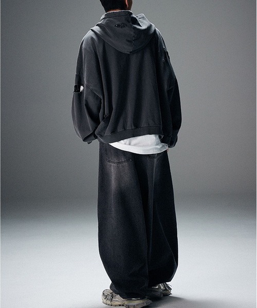 NOT4NERD(ノットフォーナード)の「【UNISEX】NOT4NERD/バルーンデニム 2109385(デニムパンツ・レディース・ブルー/ブラック・MEDIUM/LARGE)」の19枚目の写真