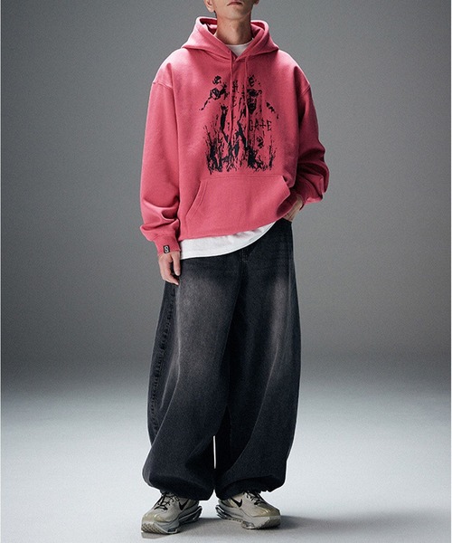 NOT4NERD(ノットフォーナード)の「【UNISEX】NOT4NERD/バルーンデニム 2109385(デニムパンツ・レディース・ブルー/ブラック・MEDIUM/LARGE)」の20枚目の写真